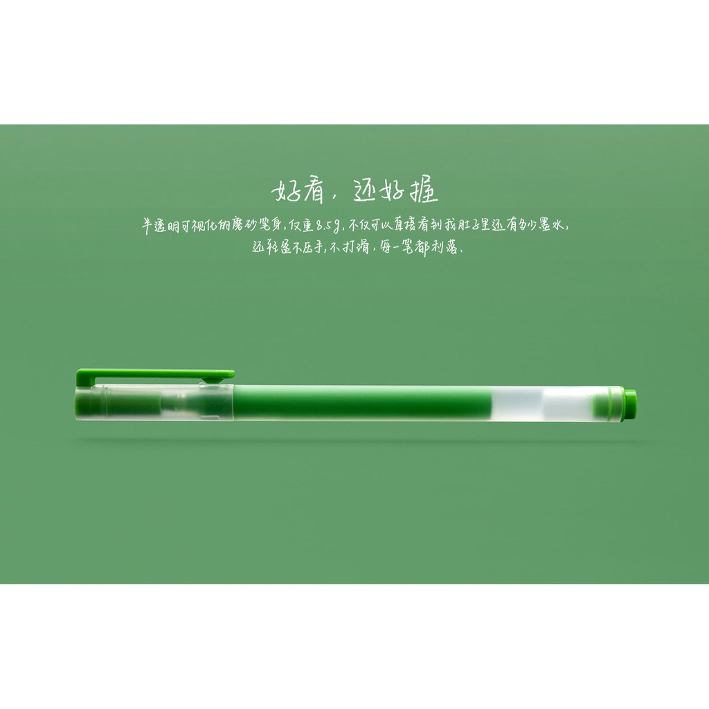 Set 5 Bút Bi Xiaomi Ngòi 0.5mm Siêu Bền Nhiều Màu Dễ Thương