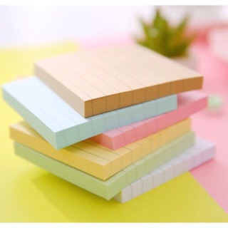 Giấy note vuông có dòng kẻ nhiều màu sắc