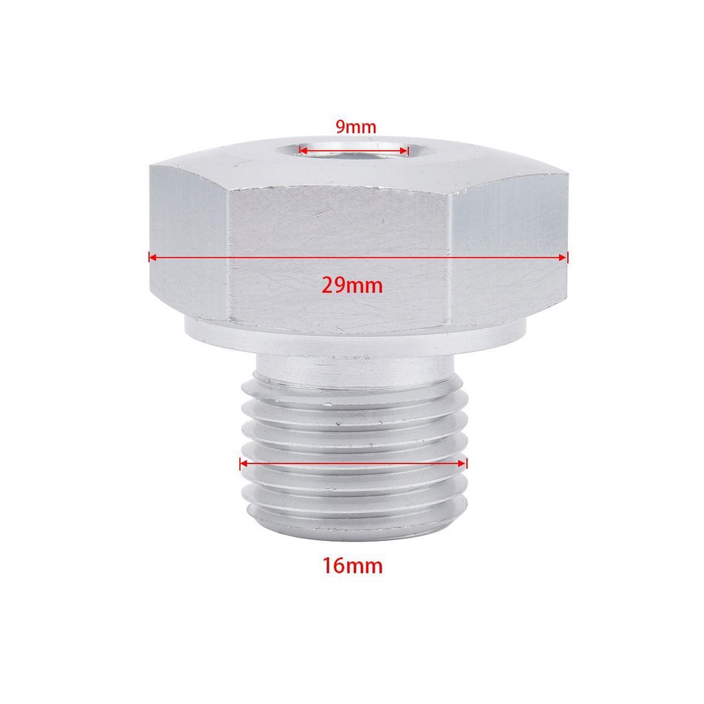 JONYE Đầu Nối Bằng Nhôm M16x1.5 Chuyên Dụng Cho Động Cơ Xe Hơi LS Series