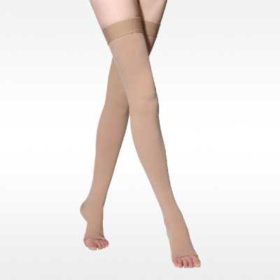 1 đôi Vớ da đùi xỏ ngón thun mềm mịn co giãn chống nắng cho bạn gái
