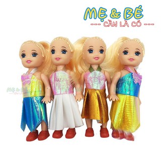 BỘ 6 BÚP BÊ MINI BẰNG NHỰA