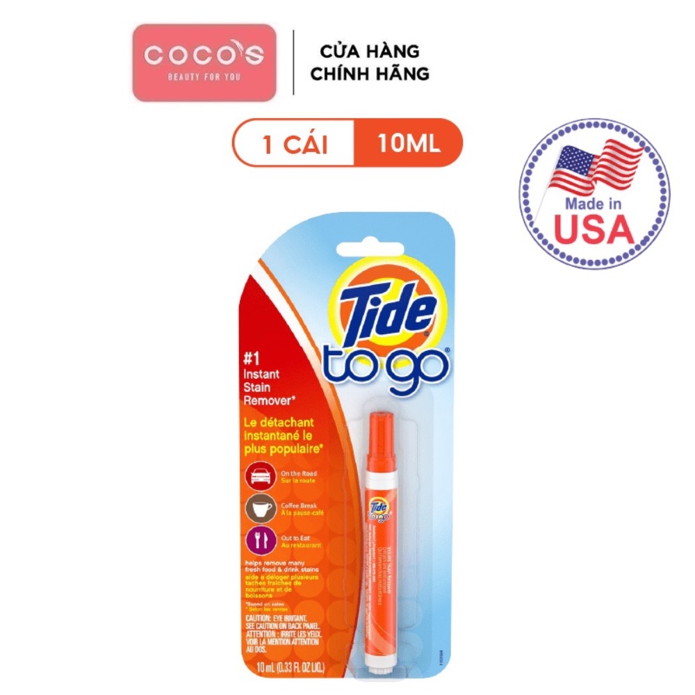Bút Tẩy Vết Bẩn Quần Áo Tức Thì Tide To Go 10ml