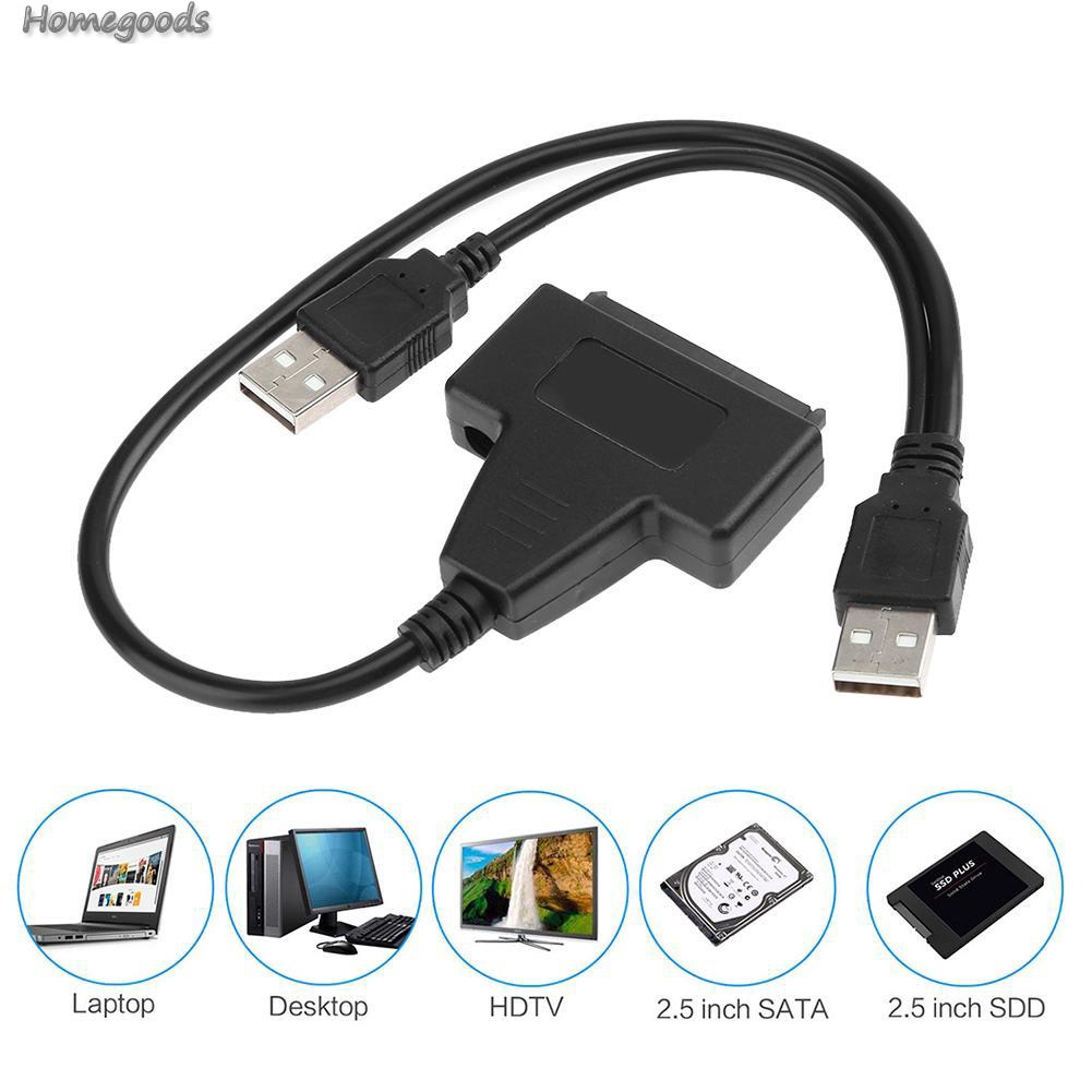 Cáp Chuyển Đổi Usb 2.0 Sang Sata Cho Ổ Cứng 2.5/3.5 Inch Ssd