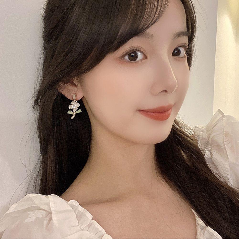 JARRED Khuyên Tai Dáng Dài Thanh Lịch Phong Cách Hàn Quốc Cho Nữ