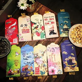 [FREESHIP_99K] 500 BAO LÌ XÌ TẾT KỶ HỢI 2019 ĐẸ ĐỘC GIY KRAFT CAO CẤP THIẾT KẾ ĐỘC QUYỀN