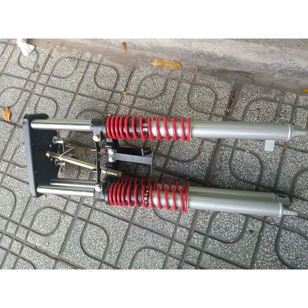 Phuộc đôi 4 cây xe ba bánh cao cấp