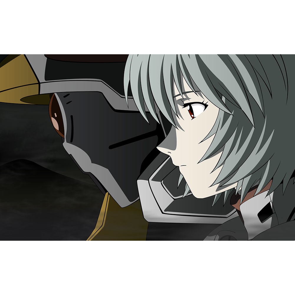 Poster A3 dán tường Anime, decal 30x42 trang trí có keo Evangelion 1.0 You Are Not Alone Wallpapers 1