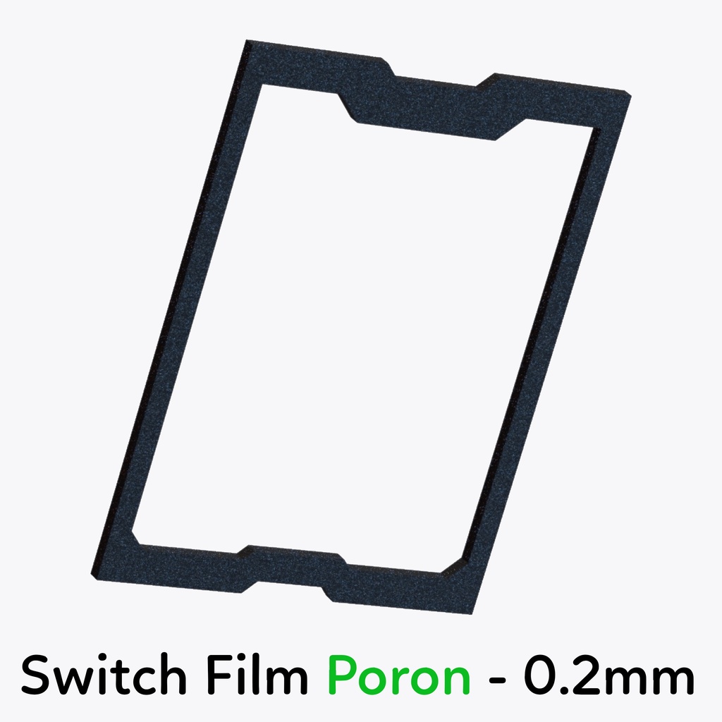 Switch Film Poron - Film dán switch bàn phím cơ chất liệu Poron (0.2mm)