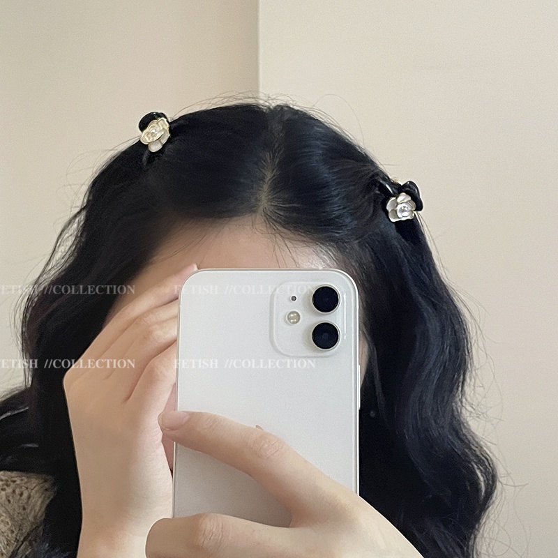Kẹp Tóc Hình Hoa Trà Nhỏ Xinh Thời Trang Hàn Quốc Cho Nữ