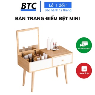 Bàn trang điểm ngồi bệt mini - Chất liệu gỗ MDF phủ melanin cao cấp - BẢO HÀNH 12 THÁNG BTC.8686