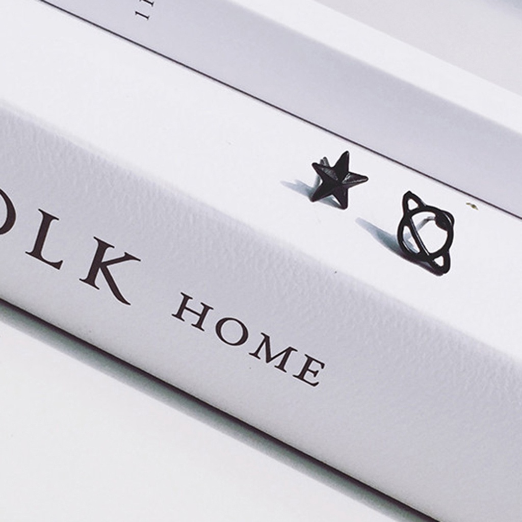 Đôi khuyên tai hình hành tinh và sao thời trang Unisex