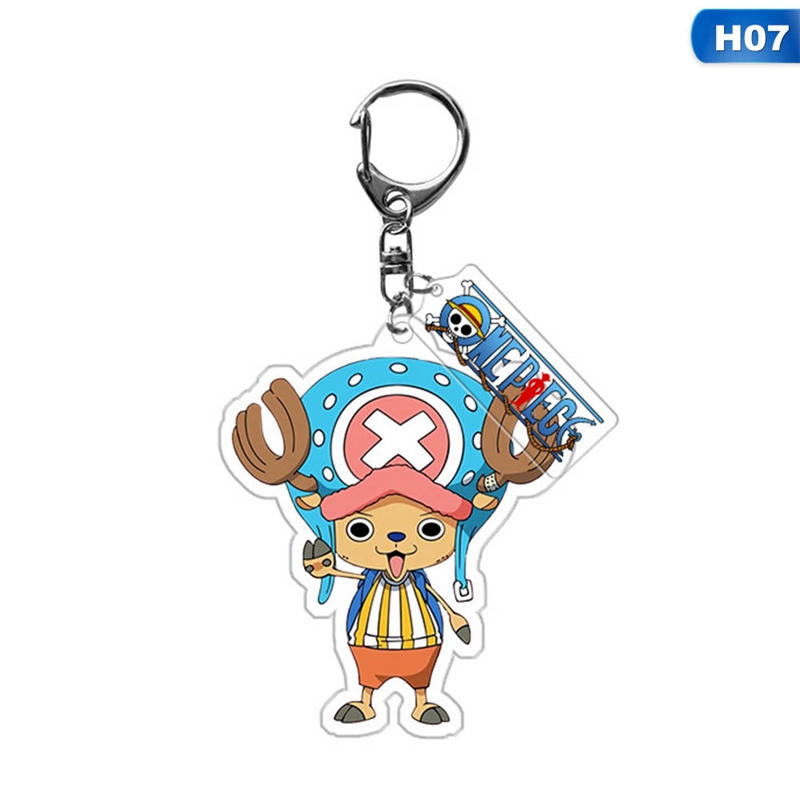 Móc khóa họa tiết nhân vật hoạt hình One Piece tùy chọn