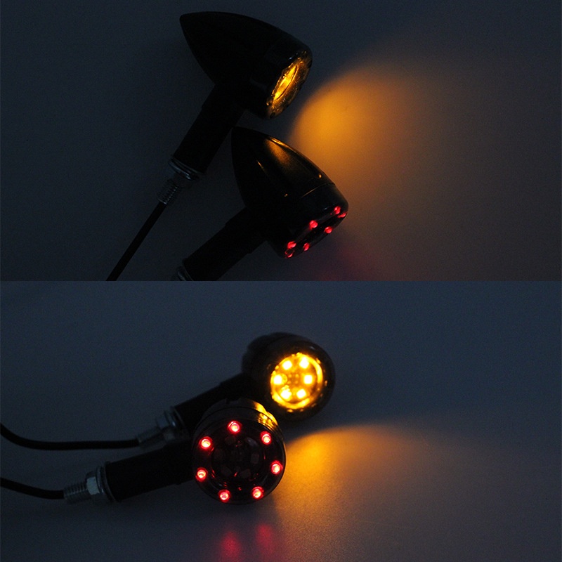 Xi nhan độ cafe 3 in 1 led xi nhan led stop và dermi