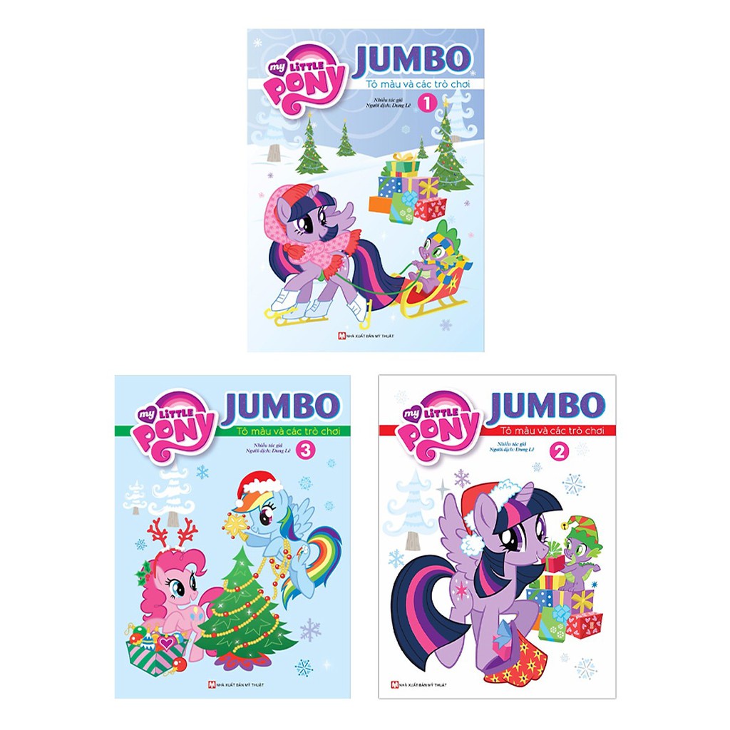 Bộ Sách Tô Màu My Little Pony Jumbo Tô Màu Và Các Trò Chơi