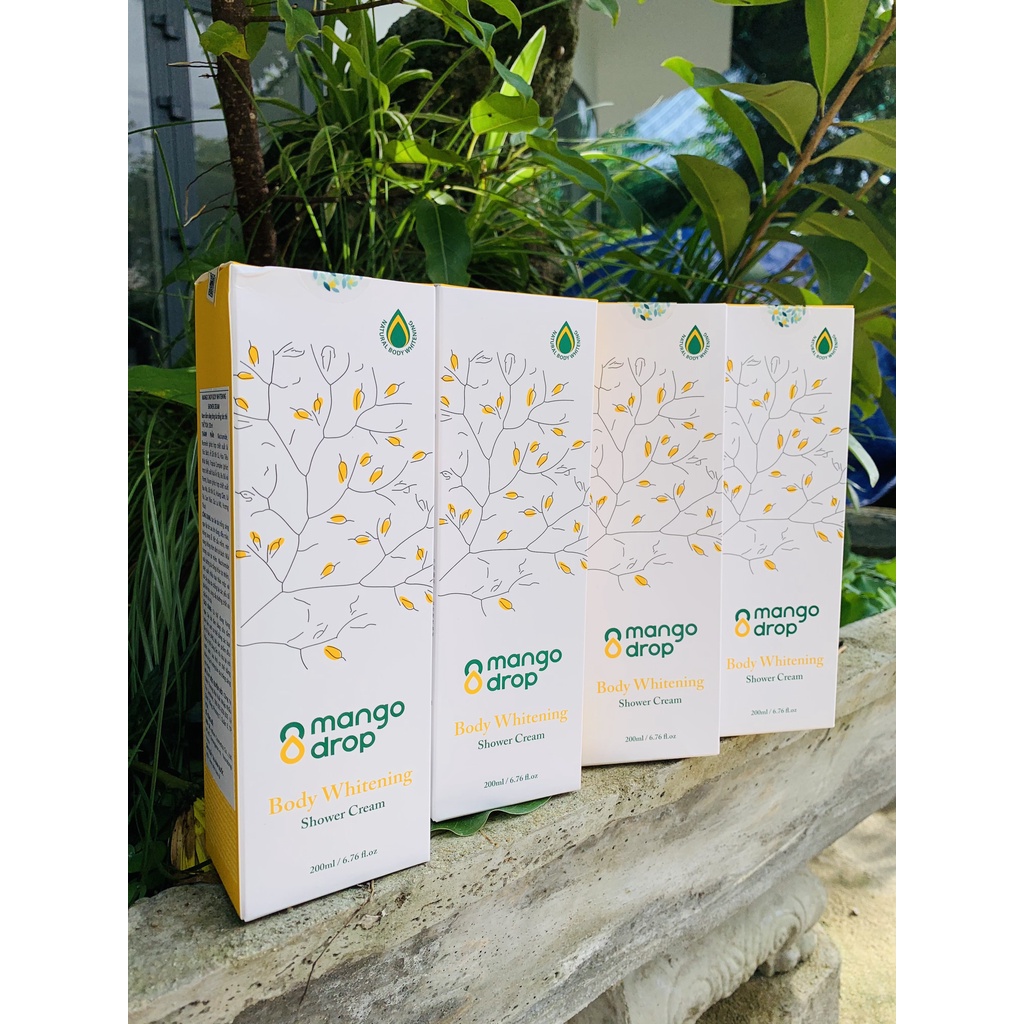 Kem tắm dưỡng trắng cơ thể Mango Drop Body Whitening Shower Cream 200ml | BigBuy360 - bigbuy360.vn