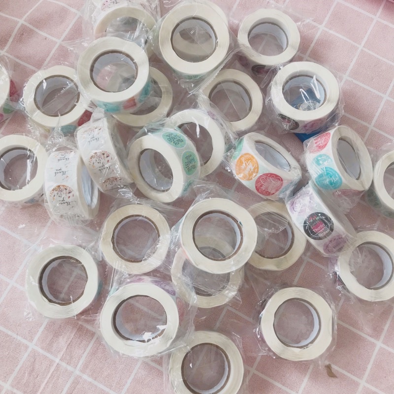 Cuộn 500 Tem Cảm Ơn/ Sticker Thank You