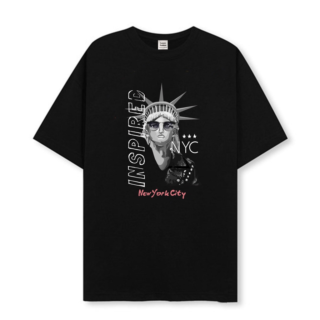 Áo thun nam – Áo phông nữ UNISEX 100% Cotton chất lượng cao in hình NYC - thiết kế trẻ trung năng động
