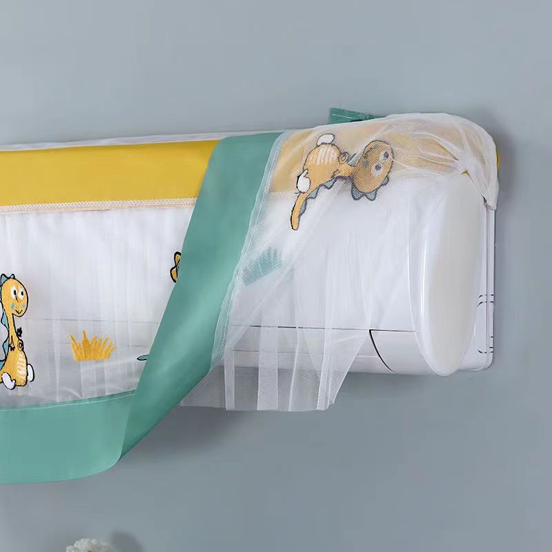 Tấm che bụi bọc điều hòa vải ren dễ thương