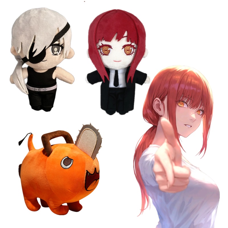 Đồ Chơi Nhồi Bông Hình Nhân Vật Anime Chainsaw Man Makima Trang Trí Nội Thất Cho Trẻ Em
