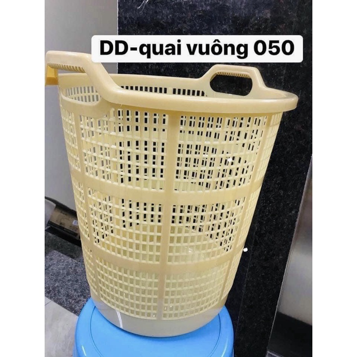 Sọt nhựa tròn quai vuông 050 Việt Nhật size bự