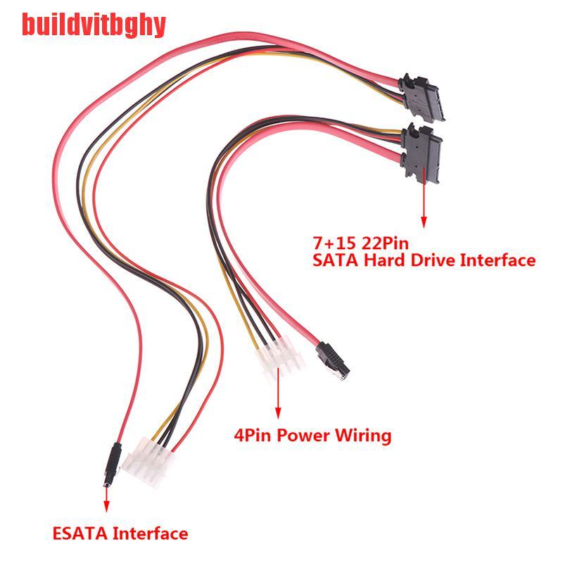 (Mua-Code) Dây Cáp Chuyển Đổi 7 + 15 22pin Sata Sang Esata Port 4pin