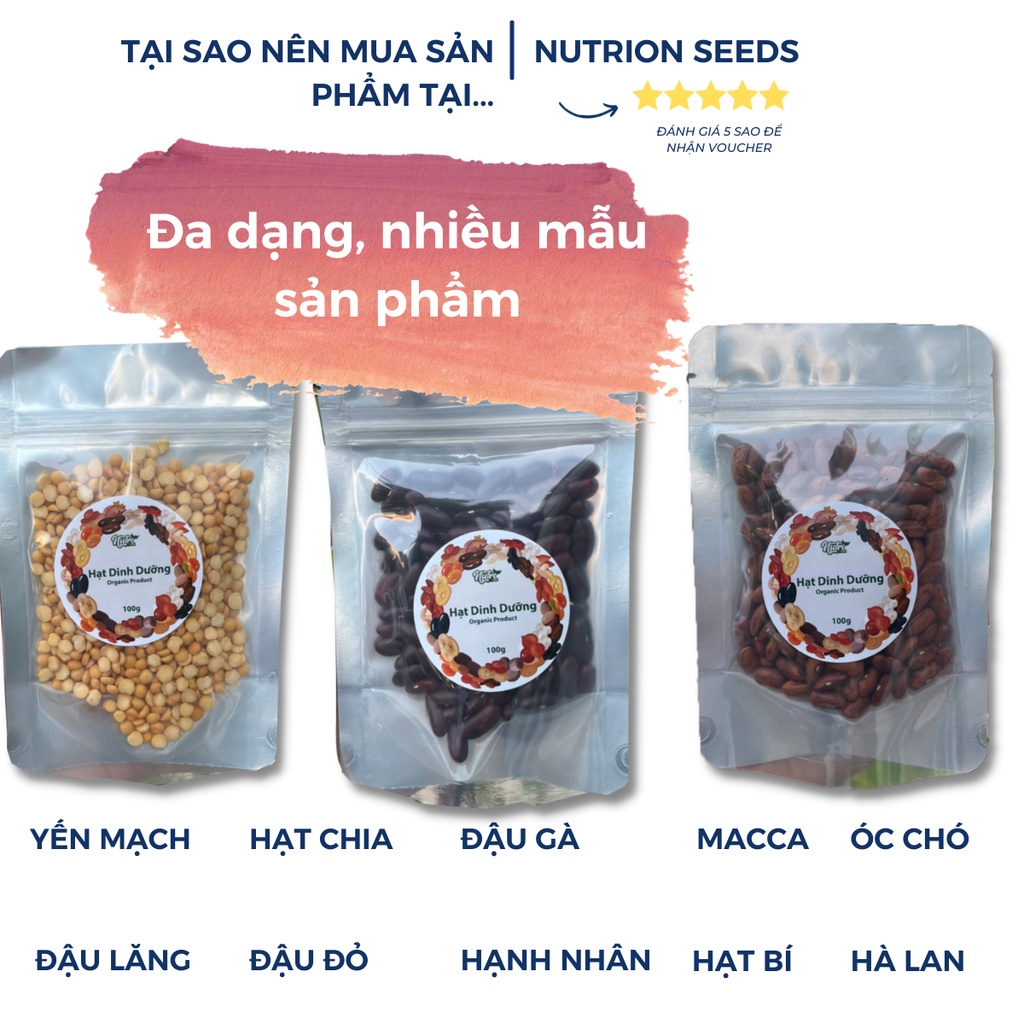 Đậu đỏ Tây canada túi 100g tiện lợi để làm sữa nấu chè ngũ cốc ngon lắm đó nha các mẹ