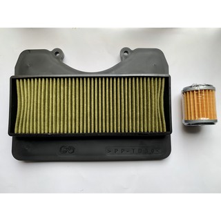 Combo lọc nhớt và lọc gió R-Max ROKI cho xe Yamaha Sirius FI