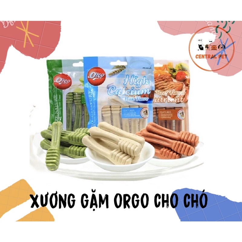 Xương Orgo, xương gặm sạch răng thơm miệng cho chó