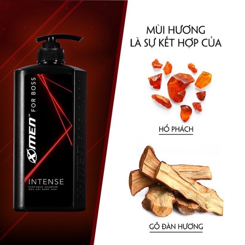 COMBO 2 chai dầu gội nước hoa và sữa tắm nước hoa XMEN FORBOSS 650ML