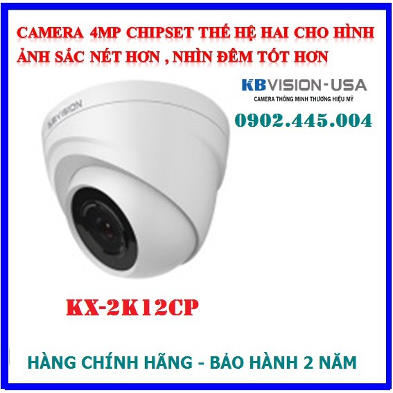 Camera 4.0MP KBVISION KX-2K12CP