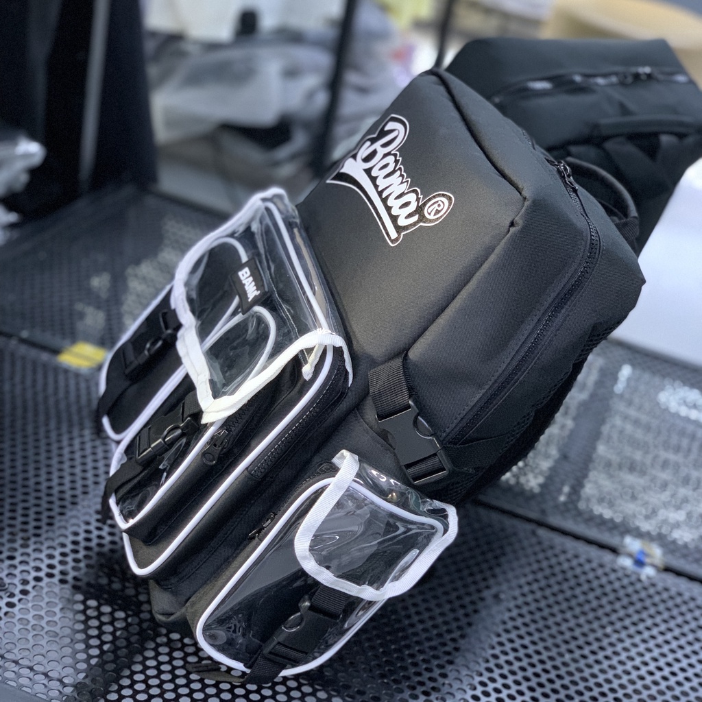 Balo đi học BAMA 4.4 nam nữ thời trang unisex chống nước phong cách Ulzzang Local Brand - Gin Store