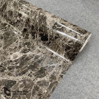 Decal đá hoa cương màu đen - Giấy dán tường bàn tủ có sẵn keo ( khổ 1,2m - mẫu D7 )