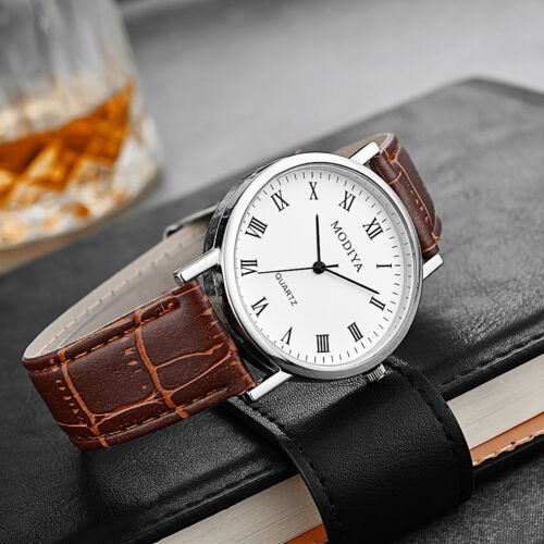 Đồng Hồ Nam Dây Da Thiết Kế Đơn Giản