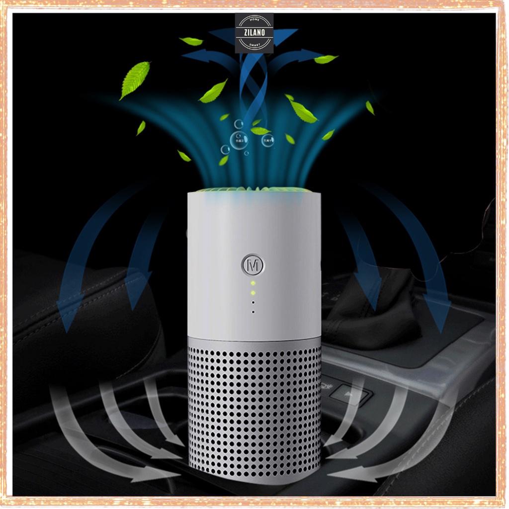 Máy lọc không khí ô tô mini khử mùi không khí đẹp - ZILANO AP02 – Bảo hành 6 tháng | BigBuy360 - bigbuy360.vn