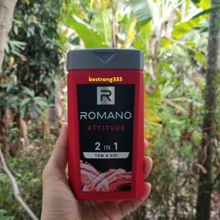 Tắm gội 2 trong 1 Romano Attitude 150g