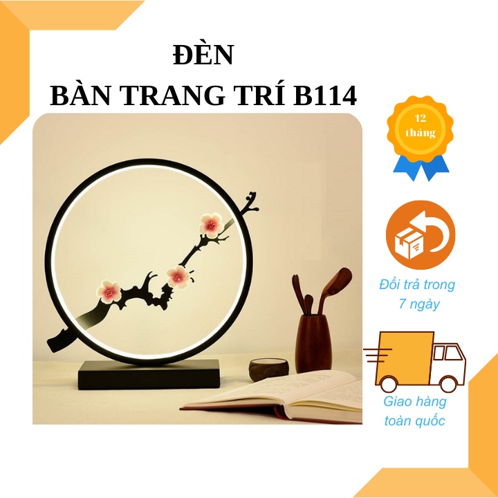 Đèn bàn hiện đại decor trang trí phòng ngủ, phòng làm việc độc đáo, siêu sáng, thiết kế phong cách Vintage, bảo hành 12t