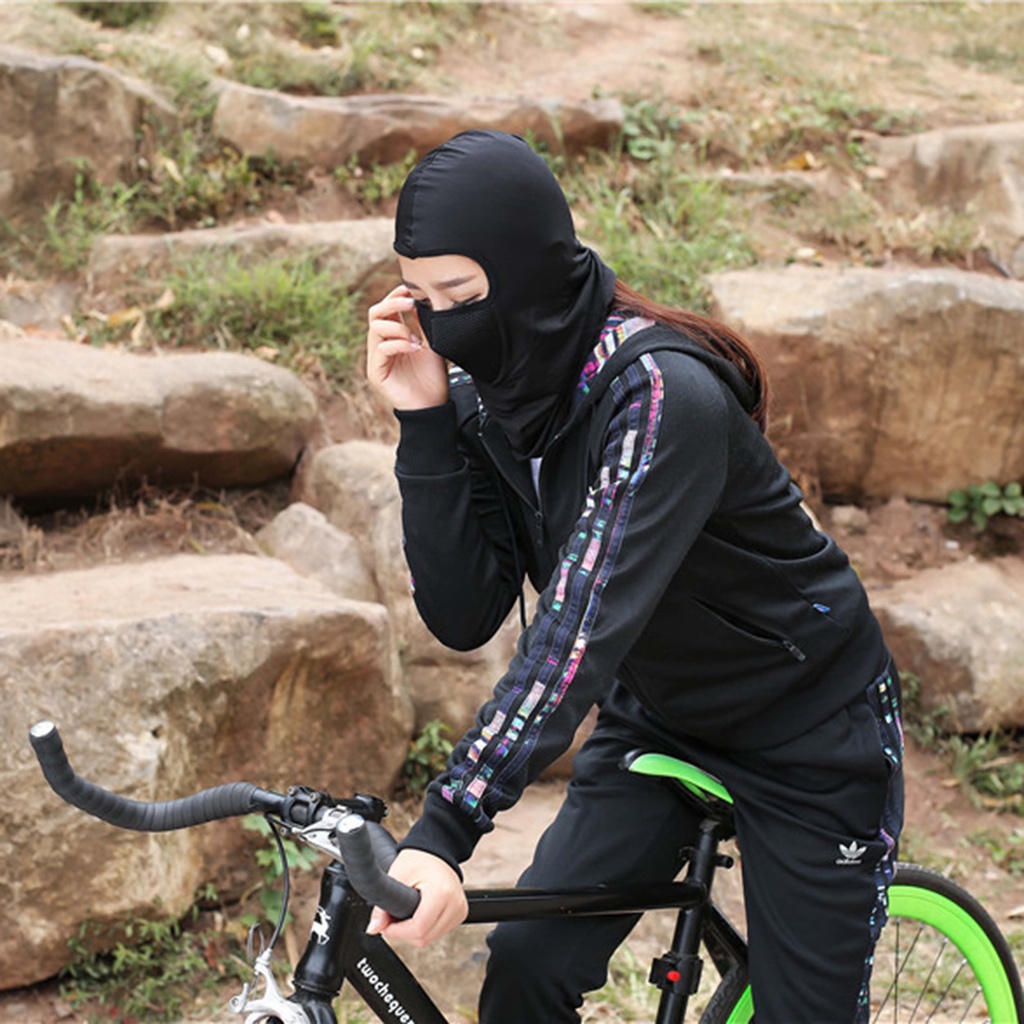 Khăn Trùm Đầu Ninja Fullface Kiêm Khẩu Trang Chống Nắng, Chống Bụi Đa Năng Cao Cấp