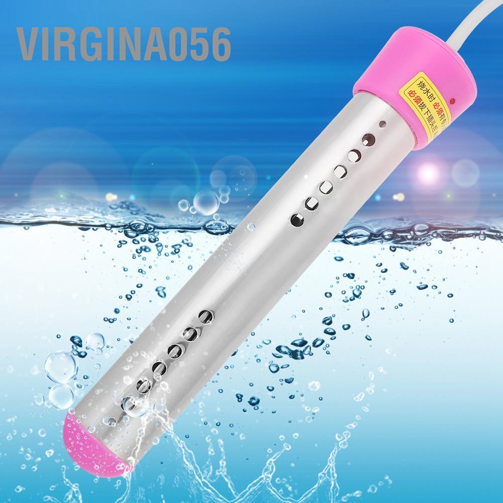 Virgina056 1.5m 2500W 70°C Auto Power off Water Electric Immersion Heater Boiler Travel Basin 220V