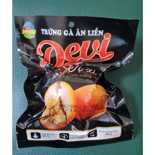 Trứng gà ăn liền Devi vị xì dầu