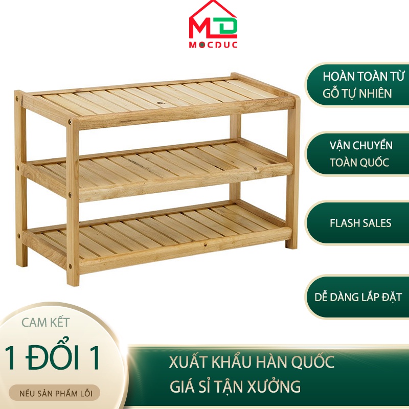 Kệ gỗ để Giày Dép Cao Su,Kệ dép lắp đặt tiện lợi từ gỗ tự nhiên thân thiện môi trường.