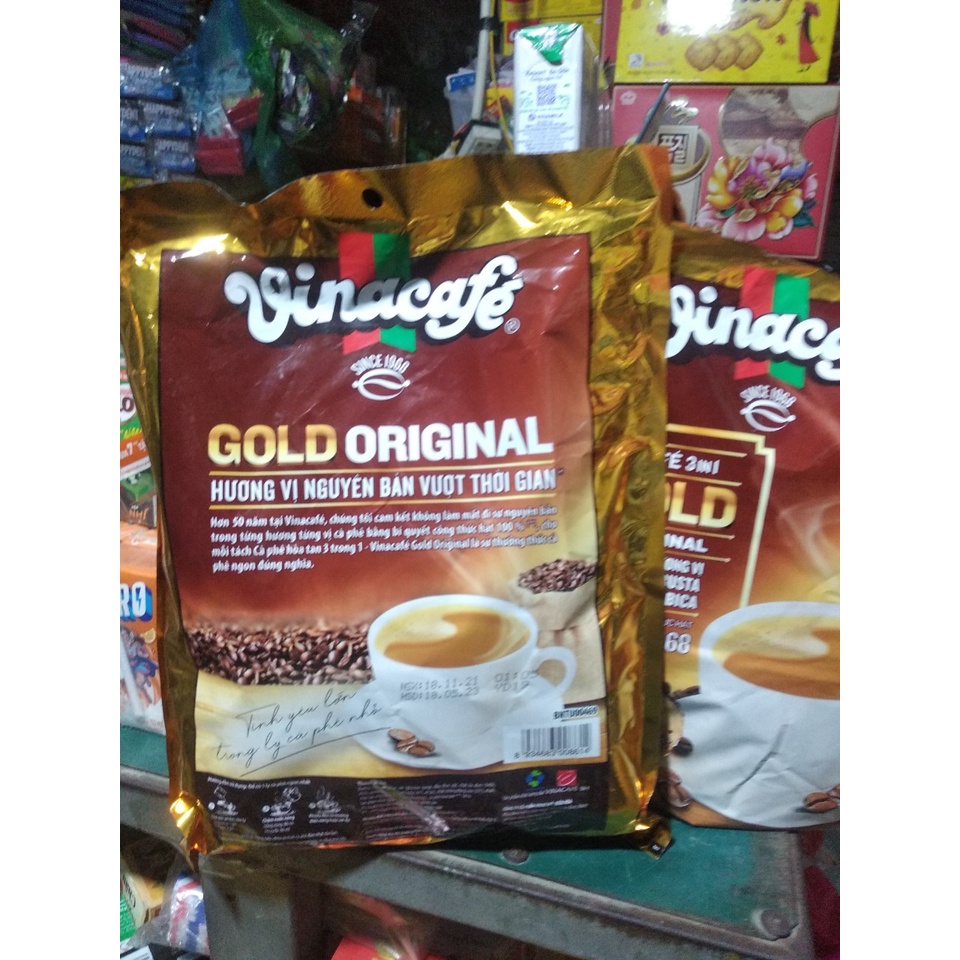 VINACAFE CÀ PHÊ SỮA HÒA TAN 3 IN 1 GOLD ORIGINAL ( 24 gói x 20gr )