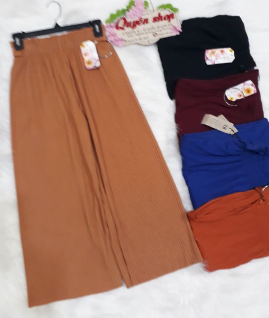 Quần dài suông vải dập ly, loại 1 phom 65kg