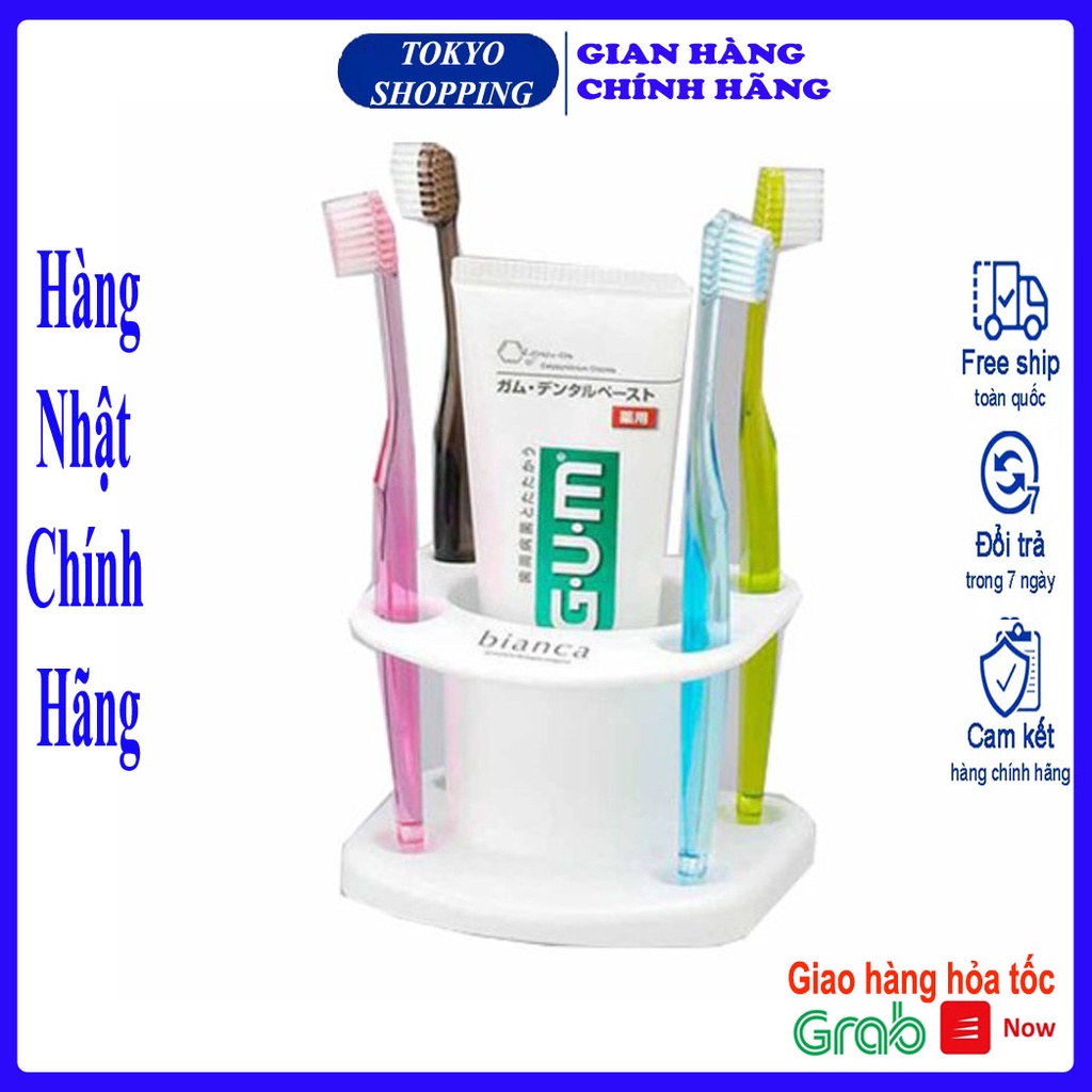 Giá cắm bàn chải kem đánh răng (mẫu tròn) Hàng Nhập Khẩu Từ Nhật
