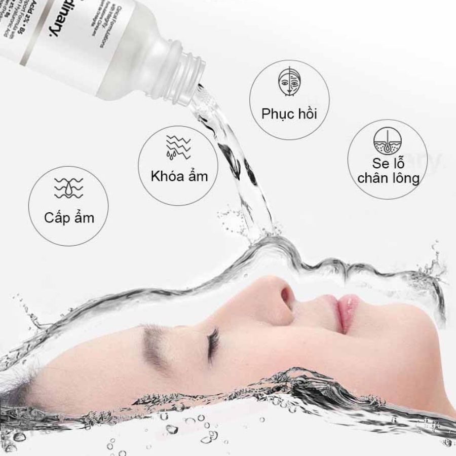 Serum The Ordinary Hyaluronic Acid 2% + B5 - Tinh Chất The Ordinary B5 Cấp Ẩm Và Phục Hồi Da
