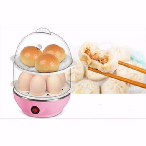 Nồi hấp thức ăn siêu tốc 2 tầng hấp bằng điện