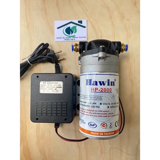 Máy phun sương làm mát quán ăn, cafe, tưới la HP-2000(phun từ 20 đến 50 béc)- Máy Bảo Hành 6 tháng