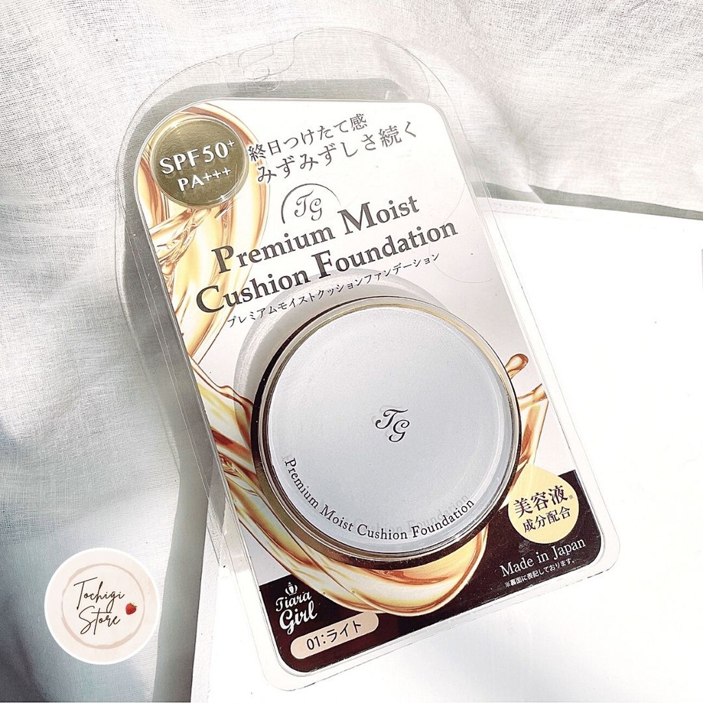 Phấn nước Tiara Girl Premium Cushion Foundation Nhật Bản 13g