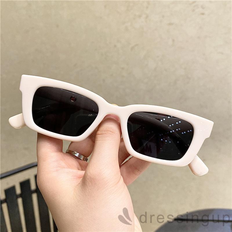DRESSINGUP-Kính mát chống tia UV nhiều màu sắc thiết kế đơn giản
