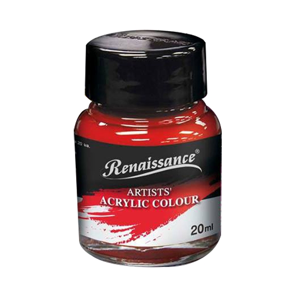 Màu Acrylic Renaissance 20ML Màu Đỏ Thẫm Crimson #101