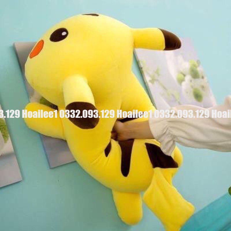 Gấu bông thú nhôi bông hình pikachu đáng yêu Hàng Nhạp Khẩu Cao cấp 40cm 50cm 70cm 90cm